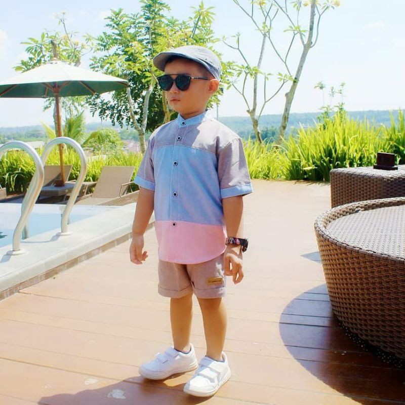 setelan kemeja by blooms.id