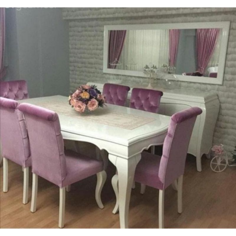 set kursi makan mewah