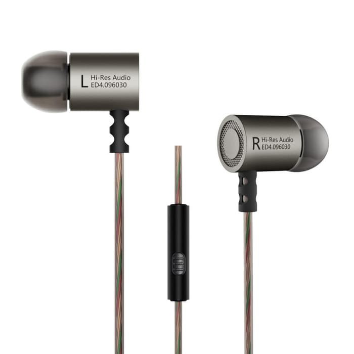 Knowledge Zenith KZ-ED4 HiFi Metal In-ear Earphones Heavy Bass + MIC