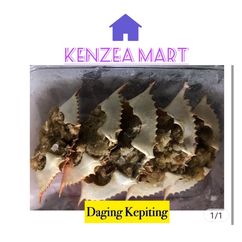 

{KENZEAMART}KETAM DAGING KEPITING / OLAHAN DAGING KEPITING 250GR ISI 5 PCS