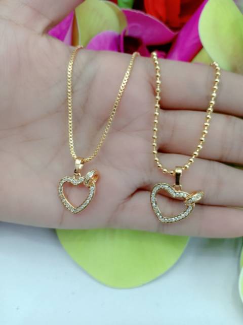 Xuping kalung liontin love 001-002