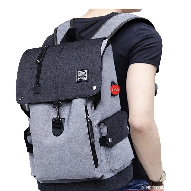 Tas Pria RDN 015 Distro Raindoz Ransel Punggung Backpack Cowok Keren Sek BRAN NB-Tp F7B5