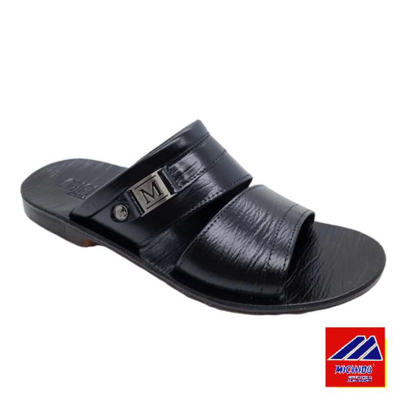 Michido Sandal Slide Pria Kulit Asli "M-001"
