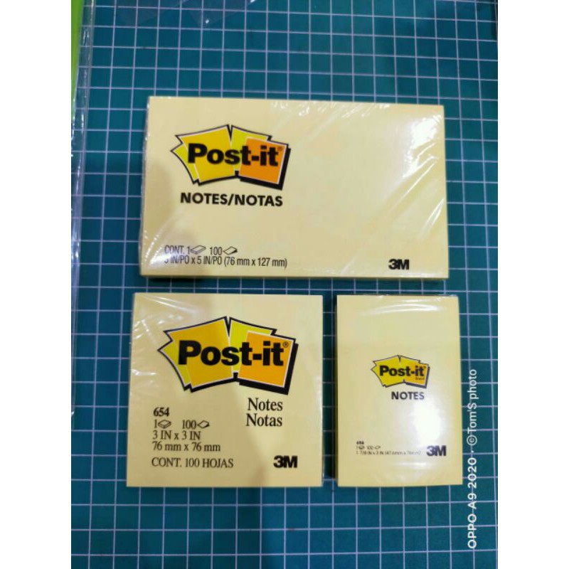 

Sticky Notes Post-it 3M 653/654/655/656/657 (Catatan tempel)