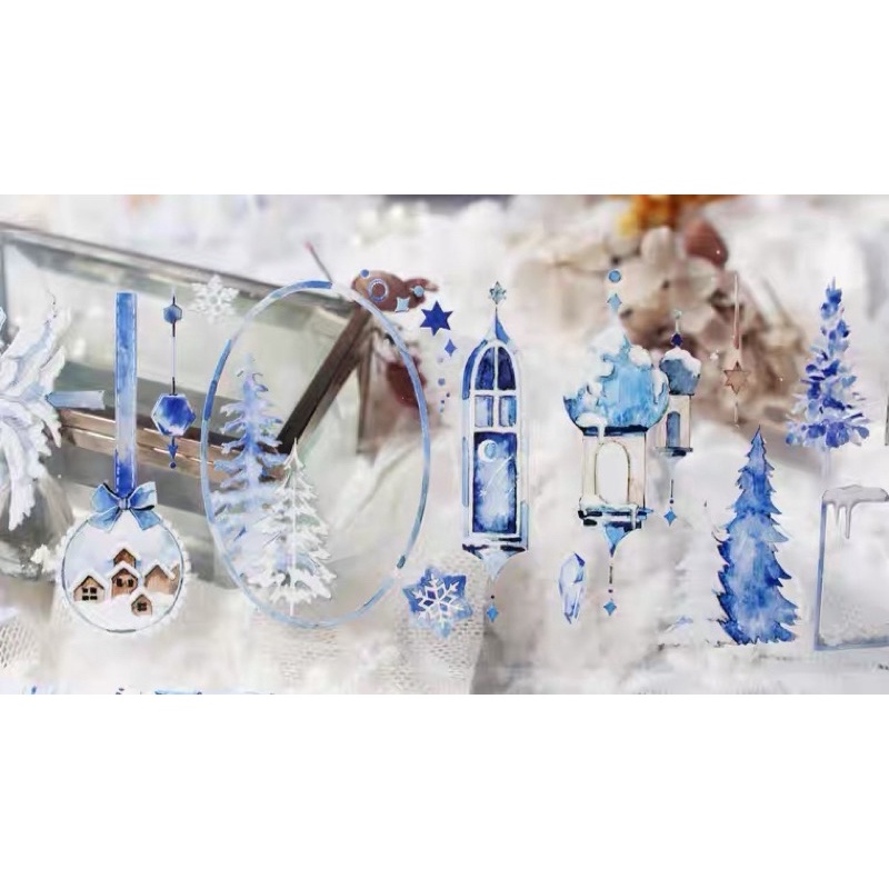 

[Sample] TimeGrid Let it Snow Washi & PET Tape
