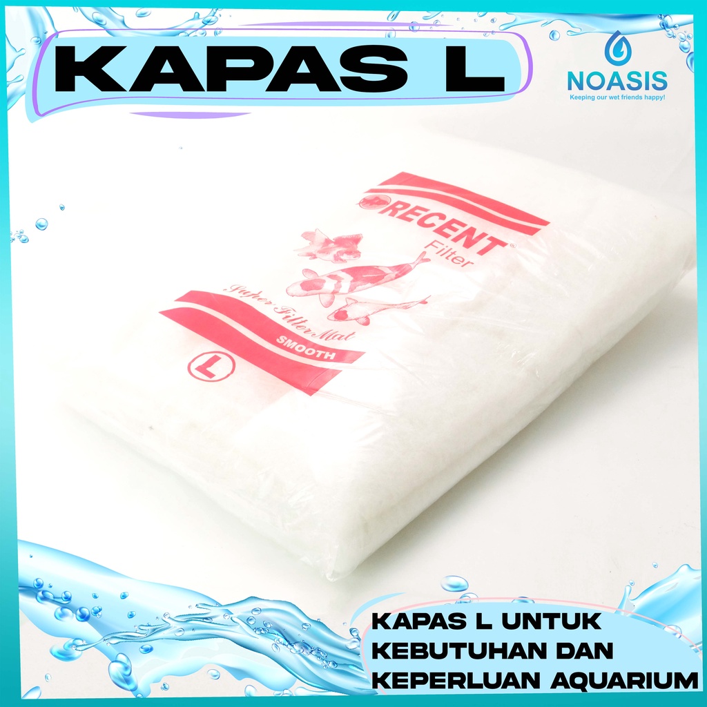 KAPAS MEDIA FILTER AQUARIUM KOLAM RECENT UK 100 X 100 CM BIG BESAR