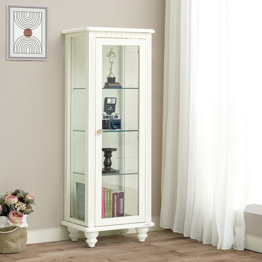 IFURNHOLIC Amandla Display Cabinet I Lemari Pajangan Kaca I Rak Display Kaca | Lemari Hias | Bufet T