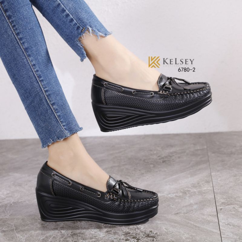 sepatu wedges kelsey
