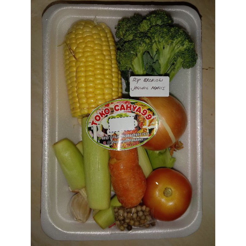 

paket sop brokoli jagung manis super hemat