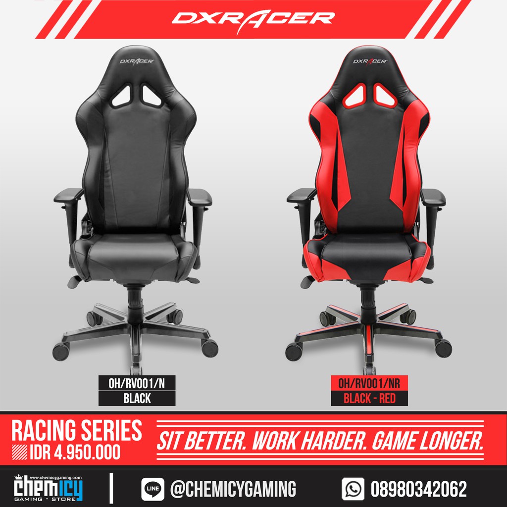 Dxracer Racing Series Gaming Chair Kursi Gaming Shopee Indonesia