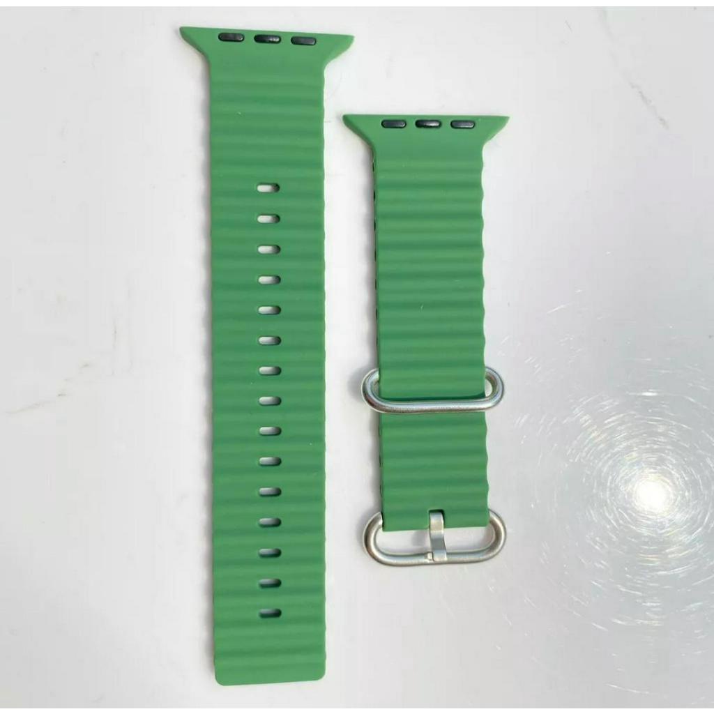 (BW) strap silicon ultra 42/44/45mm strap rubber ultra strap smartwatch ultra strap iwatch ultra strap gelombang ultra strap lembut ultra