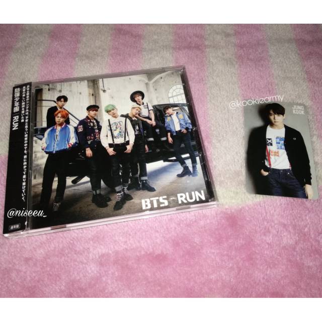 [BOOKED] BTS JAPAN ALBUM - RUN Regular Edition with Jungkook PC + Jungkook Danger PC