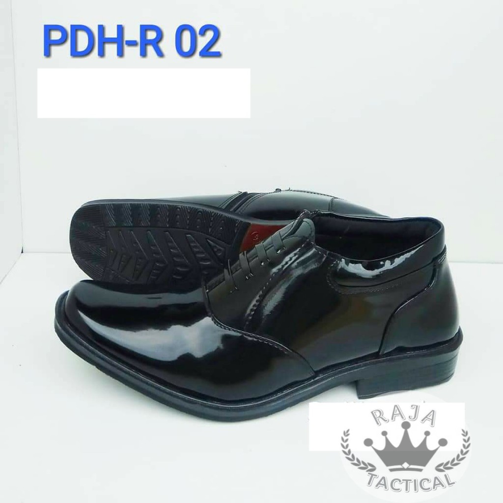 Sepatu PDH 02 TNI POLRI Sepatu Pantofel Security Satpam