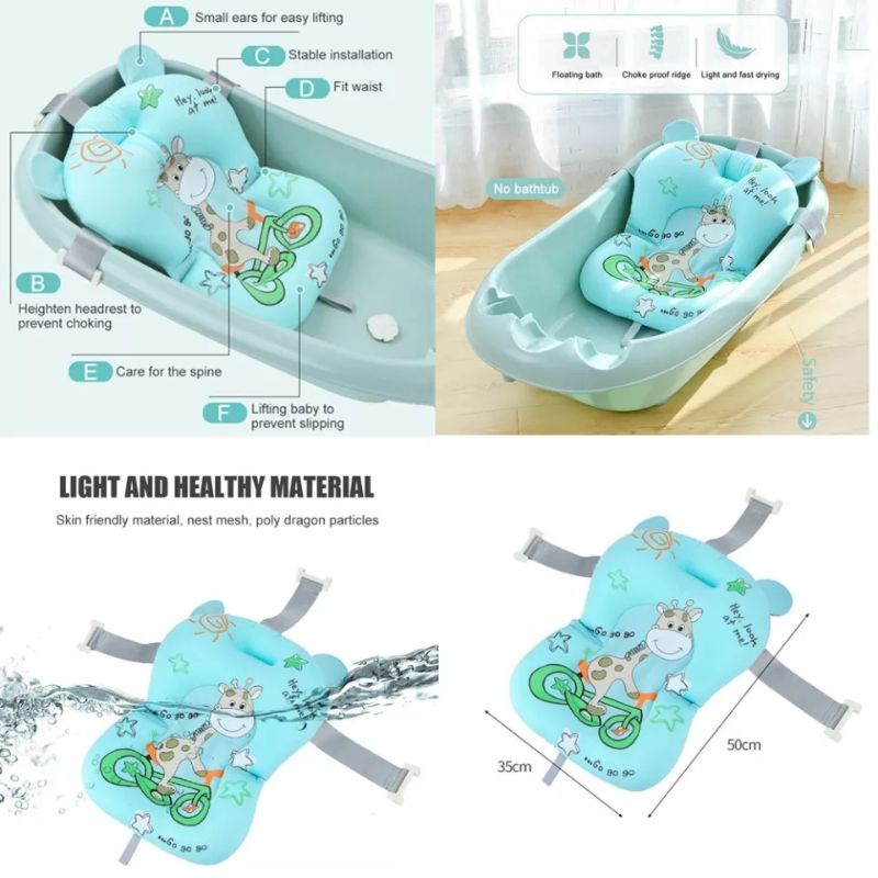 Matras Alas Mandi Bayi Motif Jerapah Original Big Size