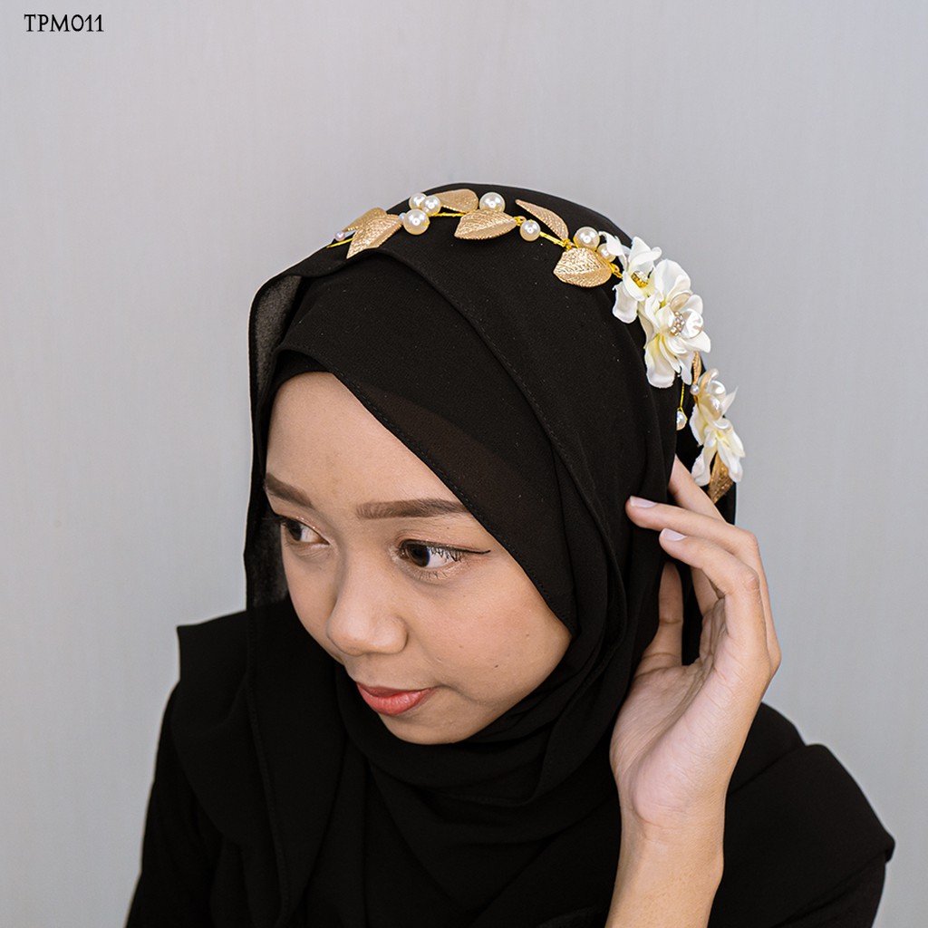 [SIAP KIRIM] TIARA HAIRPIECE HIJAB PENGANTIN MODERN ASESORIS TPM011