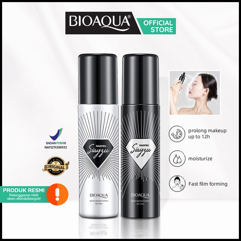 [BMS] BIOAQUA Makeup Setting Spray 100ml - BPOM | Spray Wajah