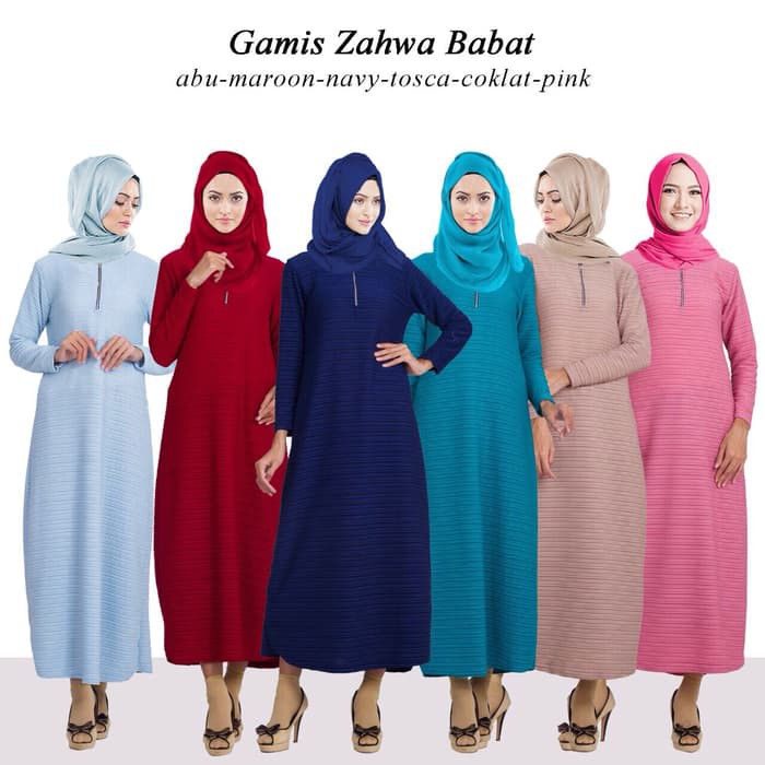 Toko Grosir Gamismurah Gamismodern Gamisbatik J6435c Termurah Gamis Jersey Embos Fushi Oq485 Zahwa Babat Gamis lKWER6sjyDK7B