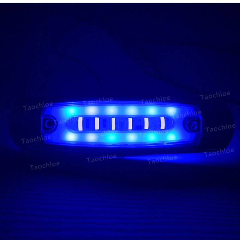 10pcs Lampu 18-led 12V 24V Untuk Penanda Samping Bus / Truk / Trailer