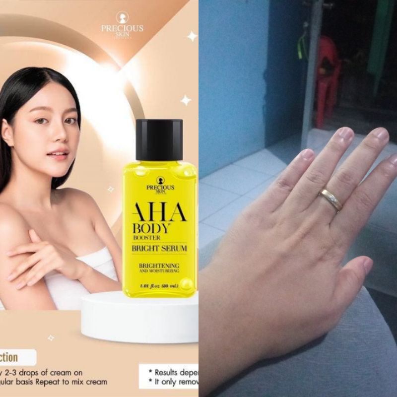 Serum booster AHA