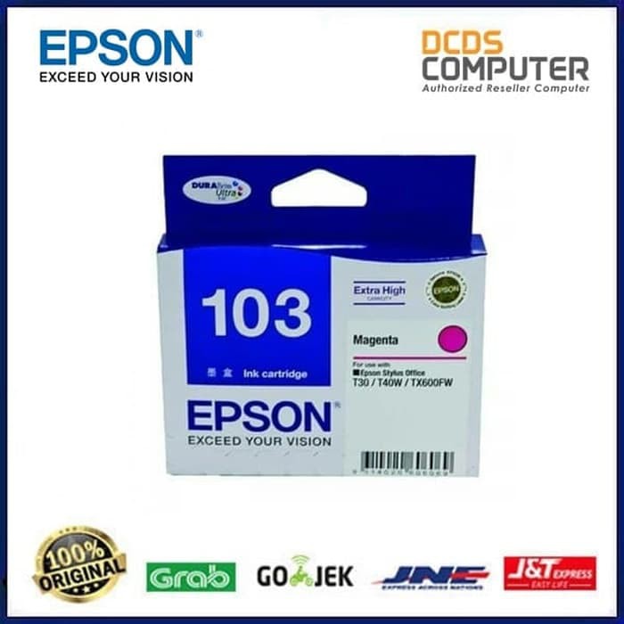 JOM0156 Tinta Epson 103 Magenta TX550W- T30- T40W- TX510FN- TX600FW-