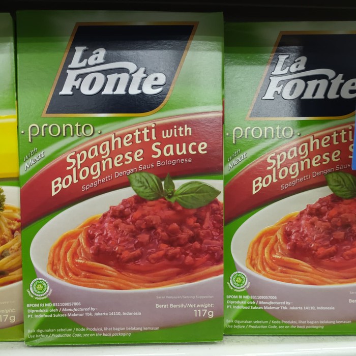 

lafonte spagetti bolognese 117gr