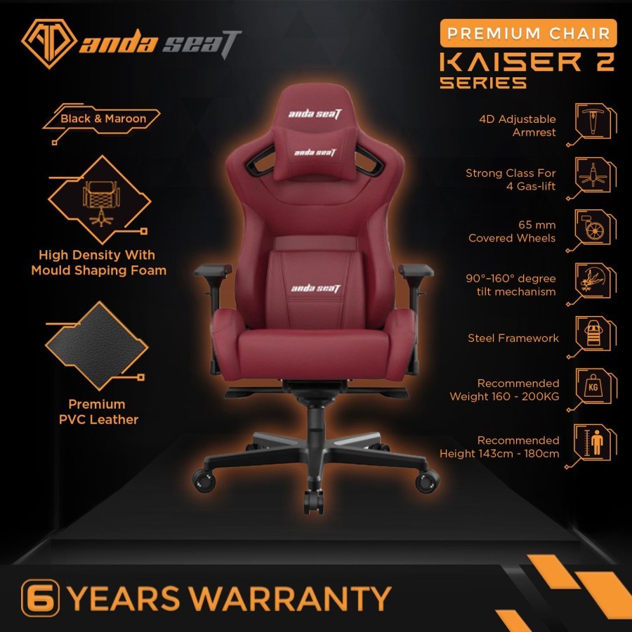 ANDASEAT Kaiser 2 Series Premium - Gaming Chair