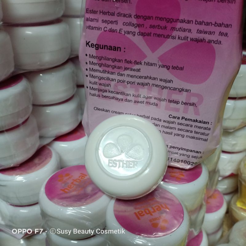 ( 12 PCS )CREAM ESTHER HERBAL