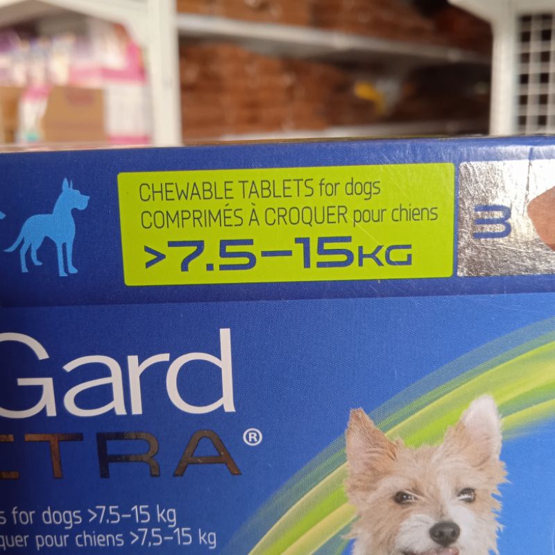 Obat Kutu Anjing NEXGARD size M (7.5-15 kg) ORIGINAL 1 BOX