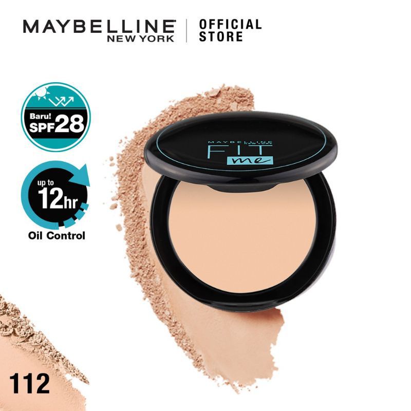 MAYBELLINE Fit Me Matte+Poreless Powder 12H SPF 28 PA+++ Oil Control 6g.