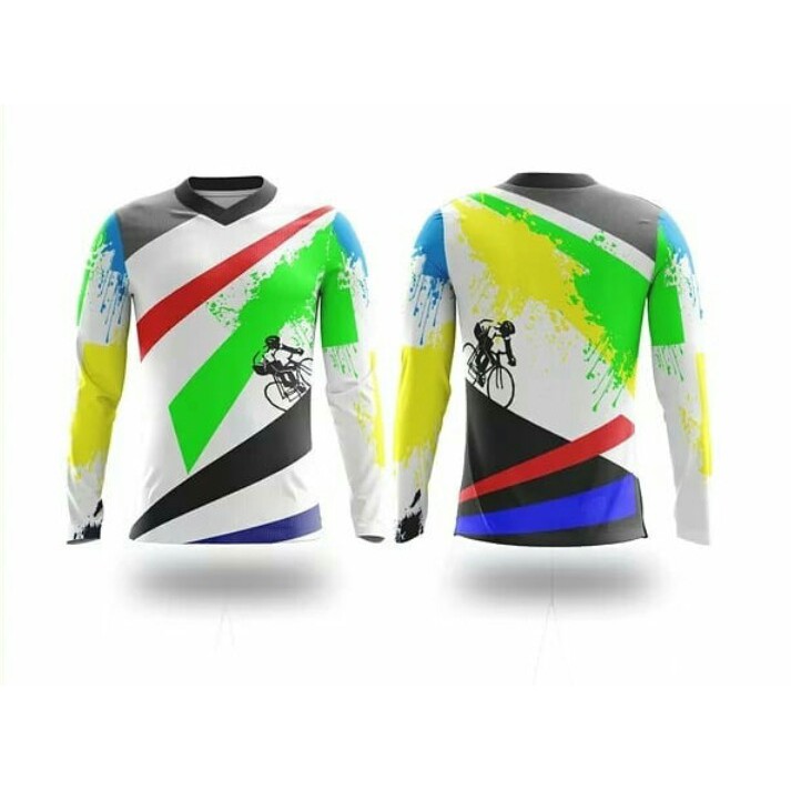 TERBARU  Kaos Baju Jersey Sepeda MTB Custom Satuan / Untuk Club Gowes
