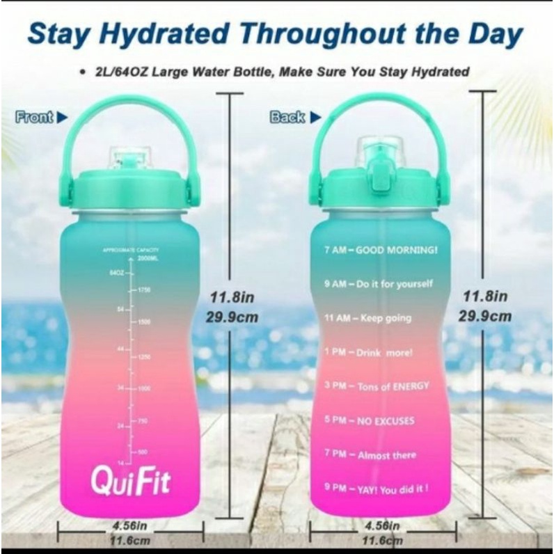 QuiFit Water Jug 2L