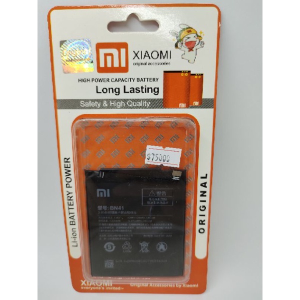 BATTERY BATRE LONG LASTING XIAOMI ORIGINAL BN41/BB42/BN43/BN44/BN45/BN46/BN47/BN48