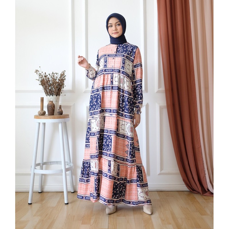 ABA agen baju homey dress gamis wanita MAITARA-MAITARA 11 BATA