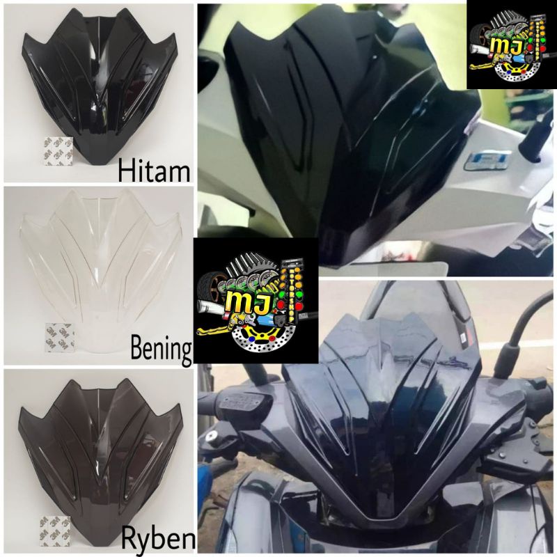 Visor Vario 125 New,Vario 150,Beat Fi Model Transformer Winshield Vario 125/Vario 150 New Keyless 2018 Sampai 2020