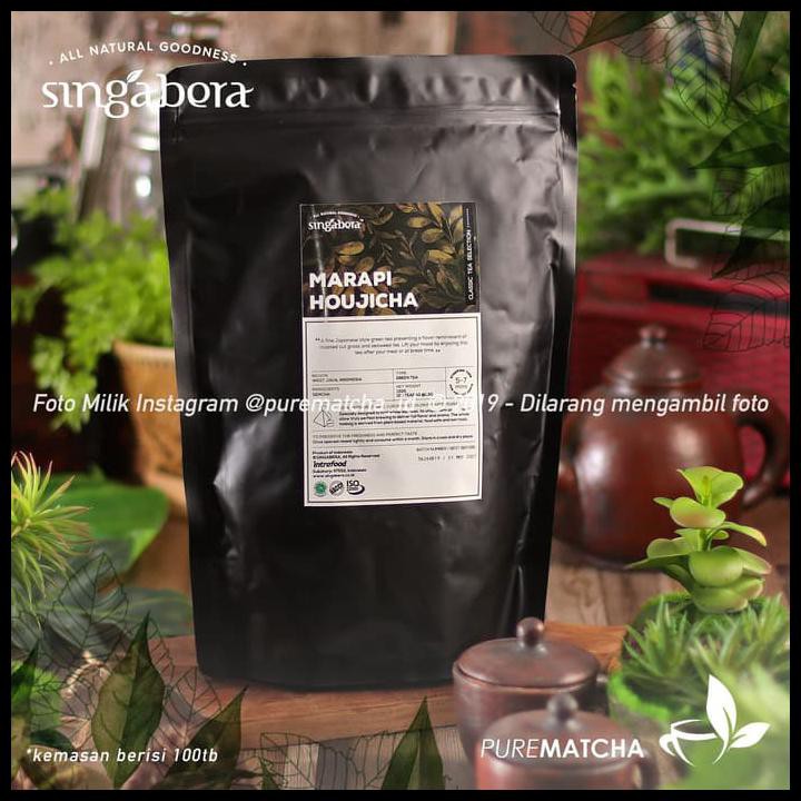 

Singabera - Marapi Houjicha 100Tb Teh Hijau Sencha Premium Green Tea