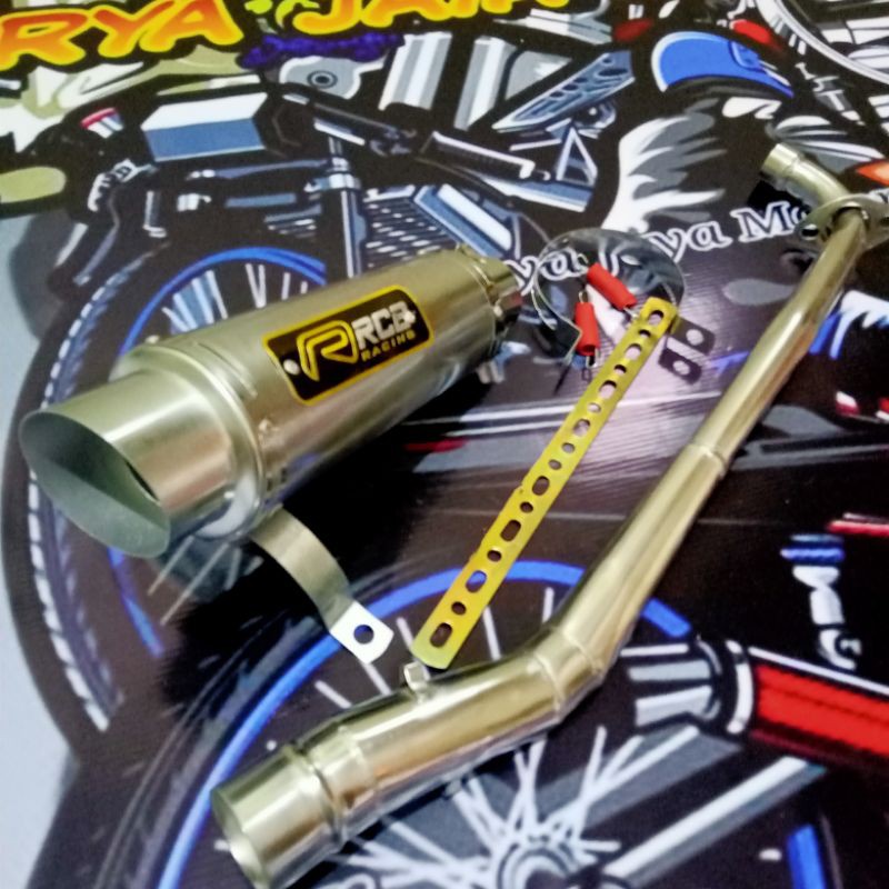 Termurah Knalpot Racing Rcb Jupiter Z,Robot,Burhan,Vega R,New,Zr,Supra 110,Shogun,Smash,Grand,Win