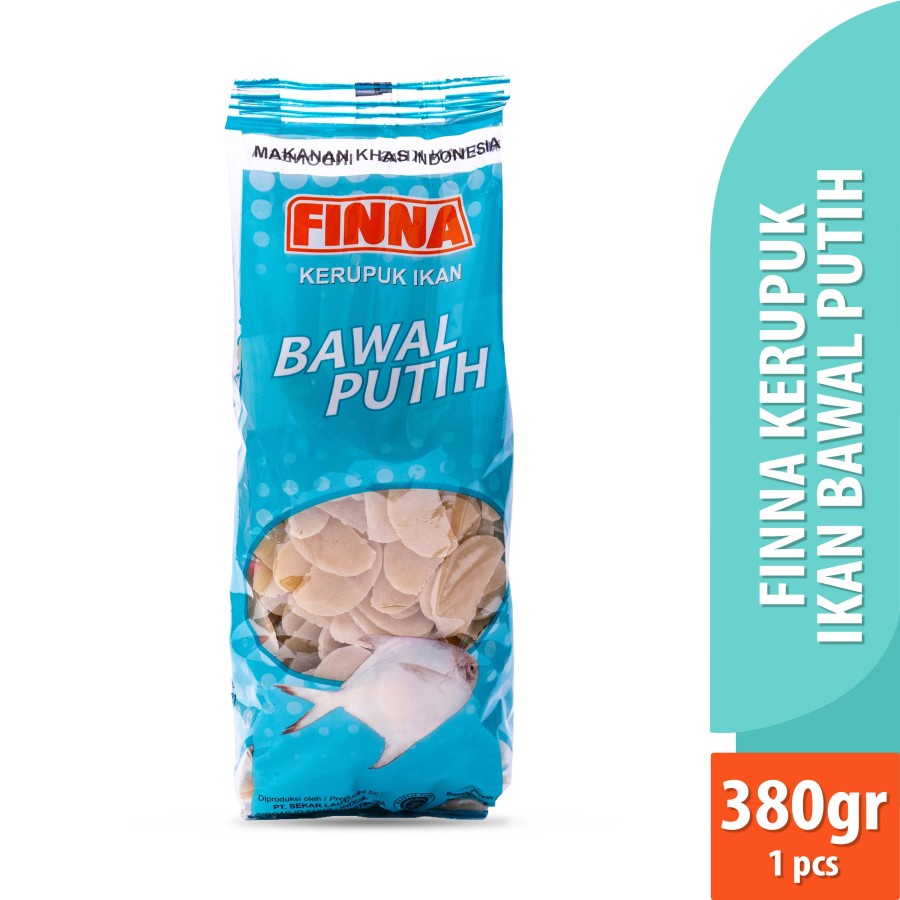 KERUPUK IKAN BAWAL PUTIH FINNA 380GR HALAL