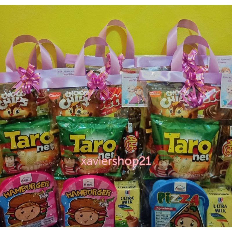 

Paket snack ultah + tempat makan MURAH CANTIK / FREE CARD