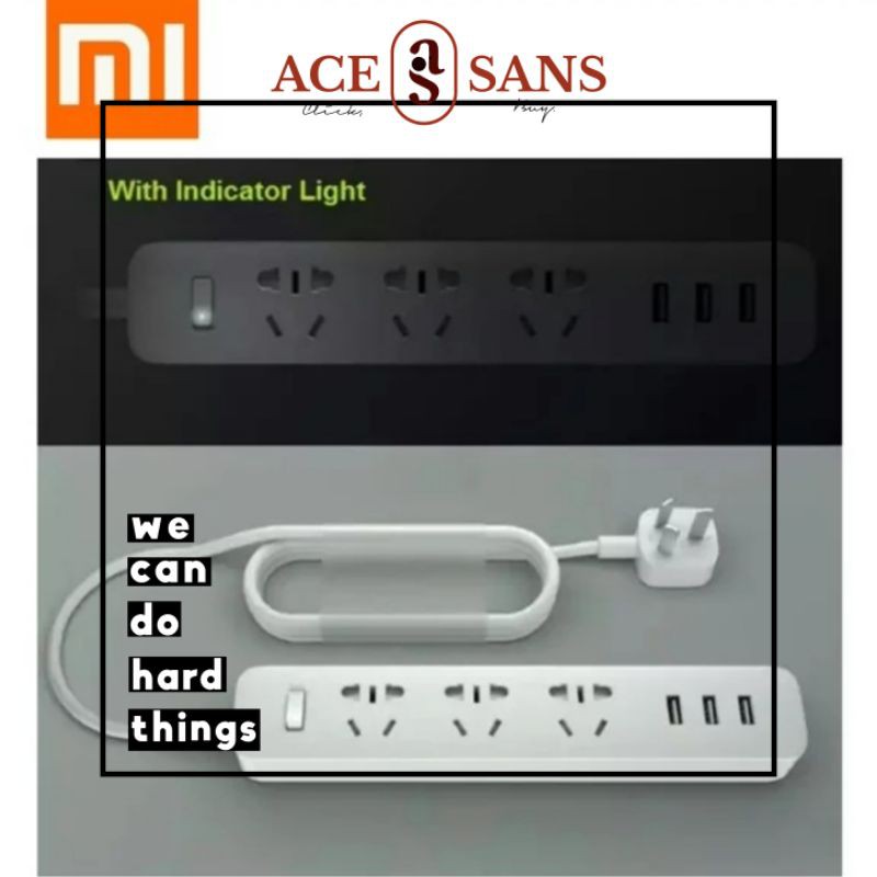Original Xiaomi Smart Power Strip Stop Kontak I Xiaomi I Stop Kontak I Pengaman Stop Kontak