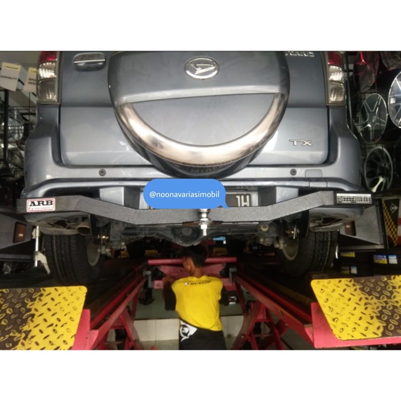 towing arb bumper belakang besi arb terios rush lama mode nunduk