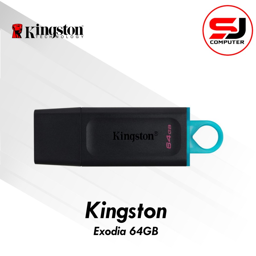 Flashdisk 64GB Kingston EXODIA USB 3.2 ORIGINAL USB FLASHDISK KINGSTON