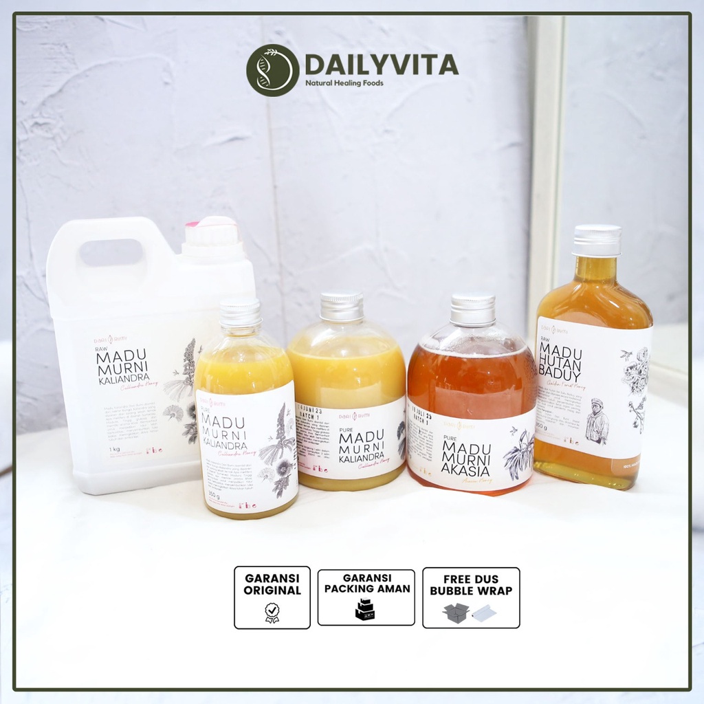 Dari Bumi - Pure  RAW Honey  /Kaliandra/Murni Akasia/Hutan baduy