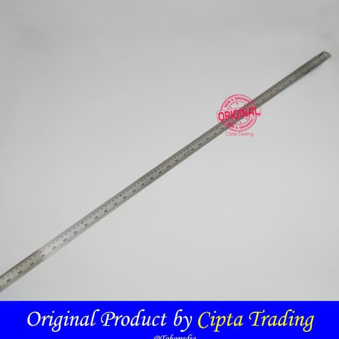 

BEST SELLER Penggaris besi / Stainless steel ruler - joyko - 100 cm ( 1 meter ) DR276