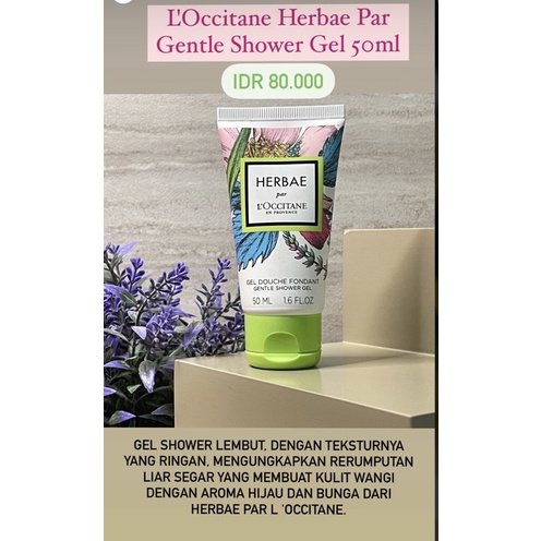 L'Occitane Herbae Par Gentle Shower Gel 50ml