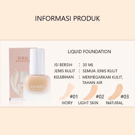 Lameila Liquid Foundation Beautiful Skin 30 ml DJ 3066