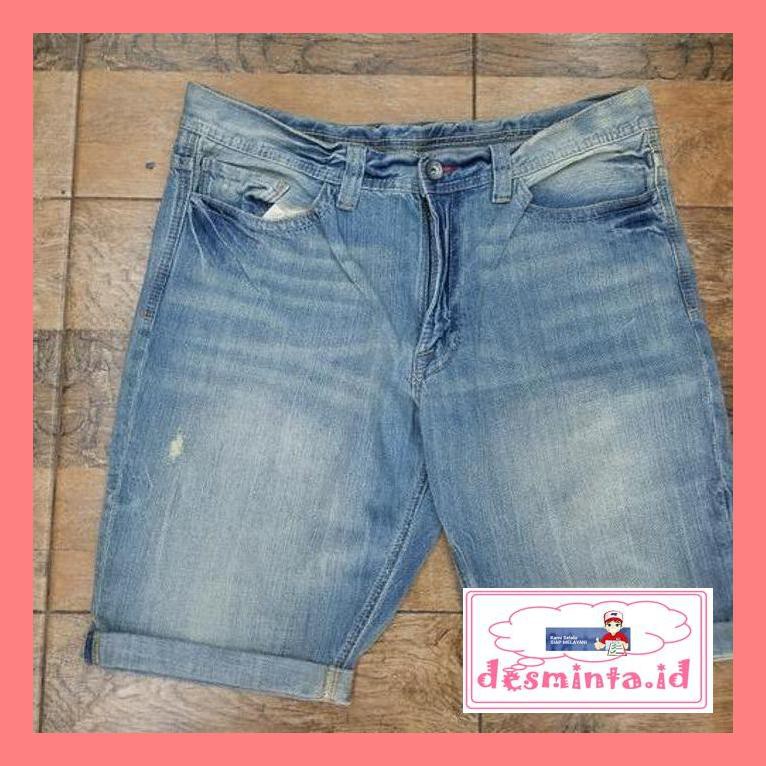 Fashion Pria-Bestjeans- Celana Jeans Pendek Sisa Expor Merk Express 41S150