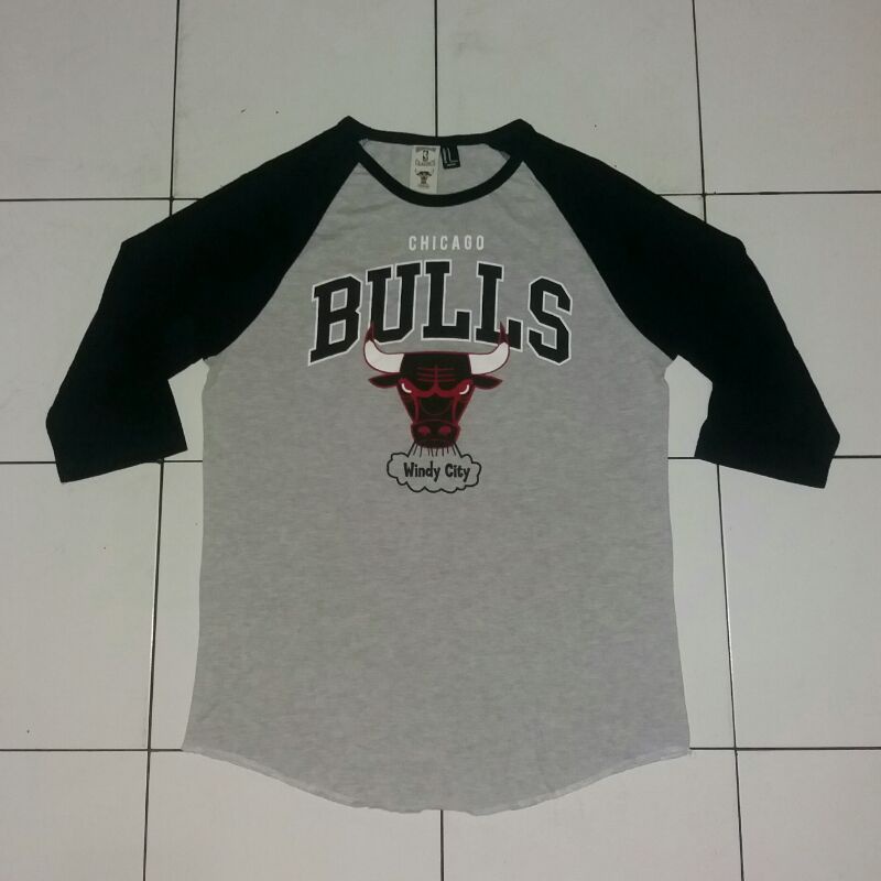 Kaos Basket NBA Chicago Bulls Hardwood Classics T Shirt Second Original Preloved