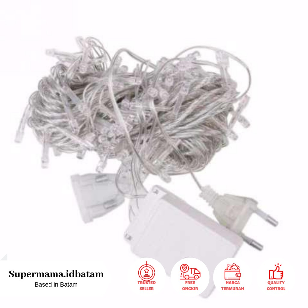 SUPERMAMA.ID Promo Tumblr Light/Lampu Natal Led/lampu Hias Led/lampu Dekorasi Murah 10 M 100LED