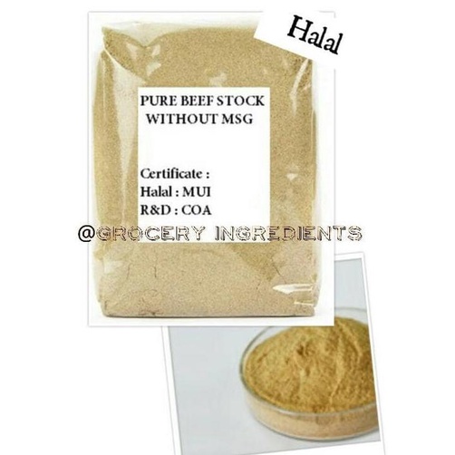 

Kaldu Sapi Asli % Tanpa Msg / Pure Beef Extract Powder - 100Gram