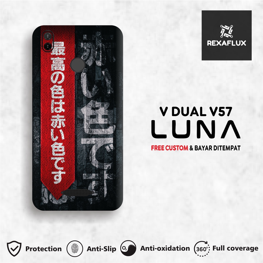 *2PCS* LUNA V DUAL V57 Garskin Case/Stiker Protector Free Customs & COD